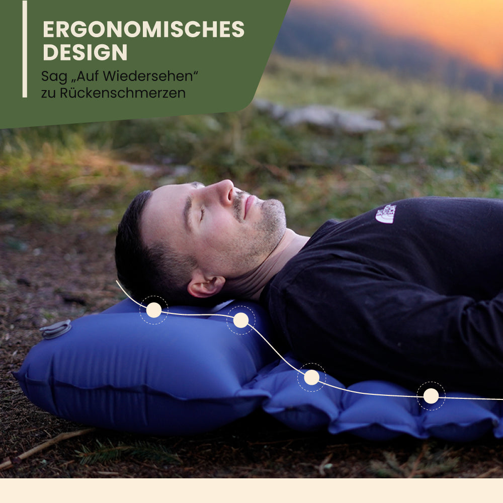 Ultraleichte & kompakte Isomatte - perfekt für unterwegs