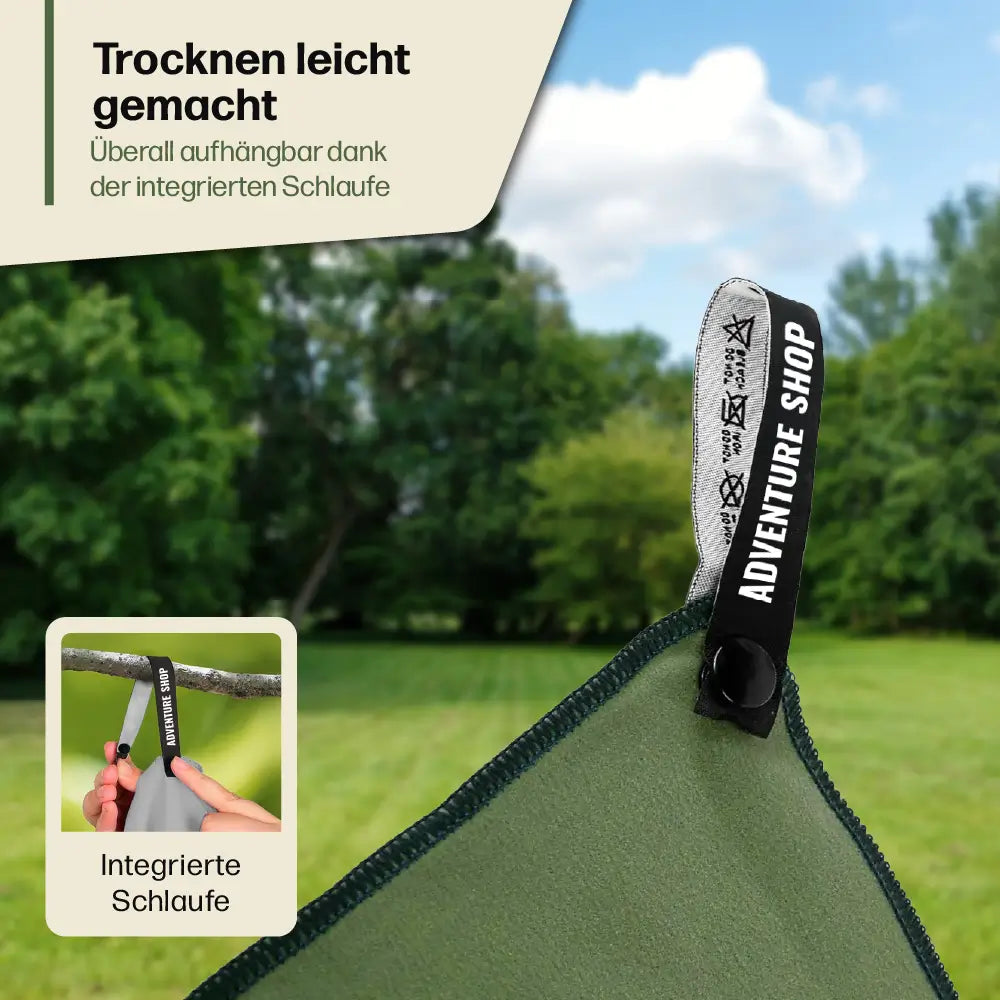 TravelTowel Pro – trocknet schnell, saugt stark, passt in jede Tasche