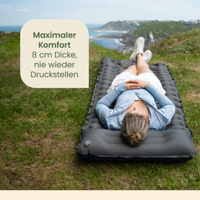 Ultraleichte & kompakte Isomatte - perfekt für unterwegs