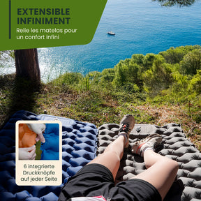 Ultraleichte & kompakte Isomatte ohne Kopfteil - perfekt für unterwegs