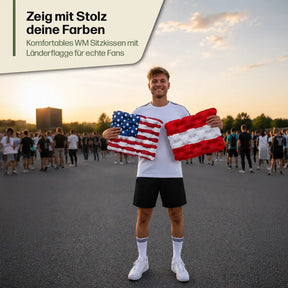 Fan Sitzkissen 2026 - Fußball Edition
