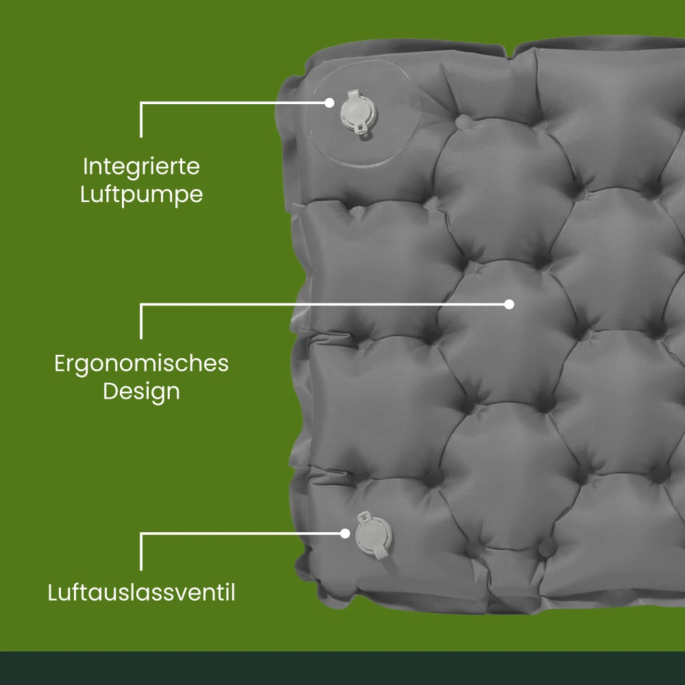 Ultralicht en compact zitkussen – perfect voor onderweg.