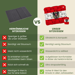 Flaggen Sitzkissen - Winter 2026 limitierte Edition