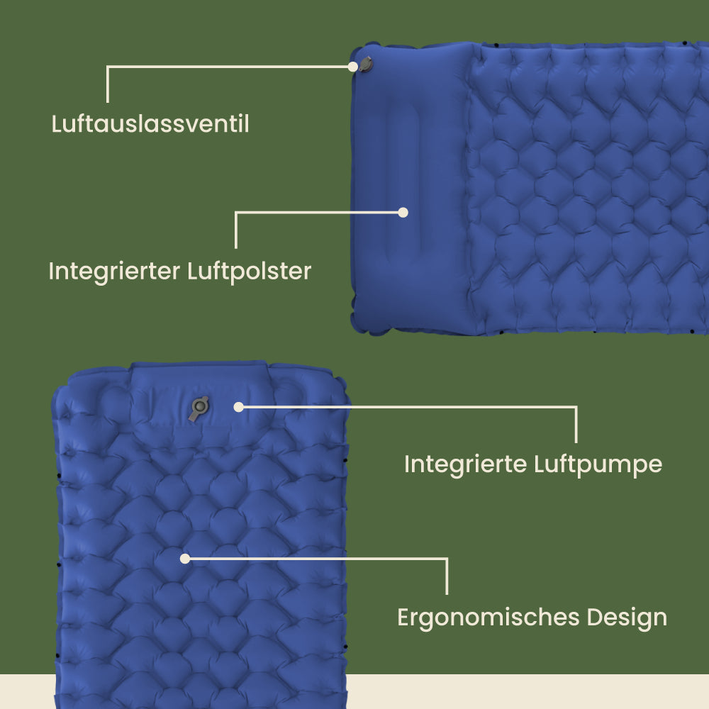 Ultraleichte & kompakte Isomatte - perfekt für unterwegs