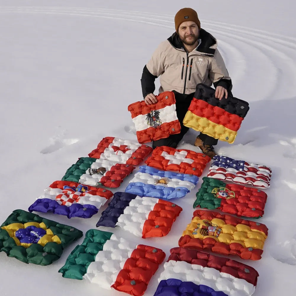 Flaggen Sitzkissen - Winter 2026 limitierte Edition