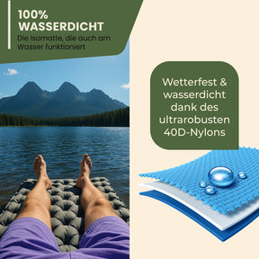Ultraleichte & kompakte Isomatte - perfekt für unterwegs