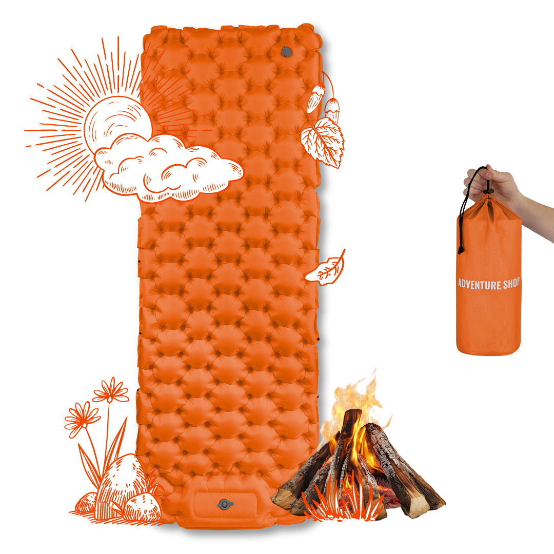 Ultraleichte & kompakte Isomatte ohne Kopfteil - perfekt für unterwegs