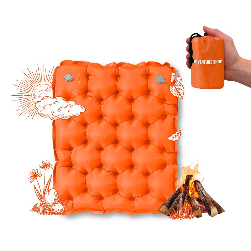 Ultralicht en compact zitkussen – perfect voor onderweg.