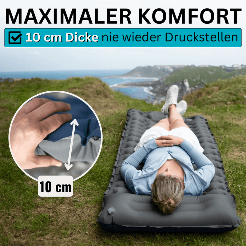 Ultraleichte & kompakte Isomatte - perfekt für unterwegs